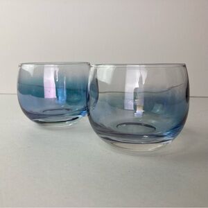 Roly Poly glassware, two glasses.
